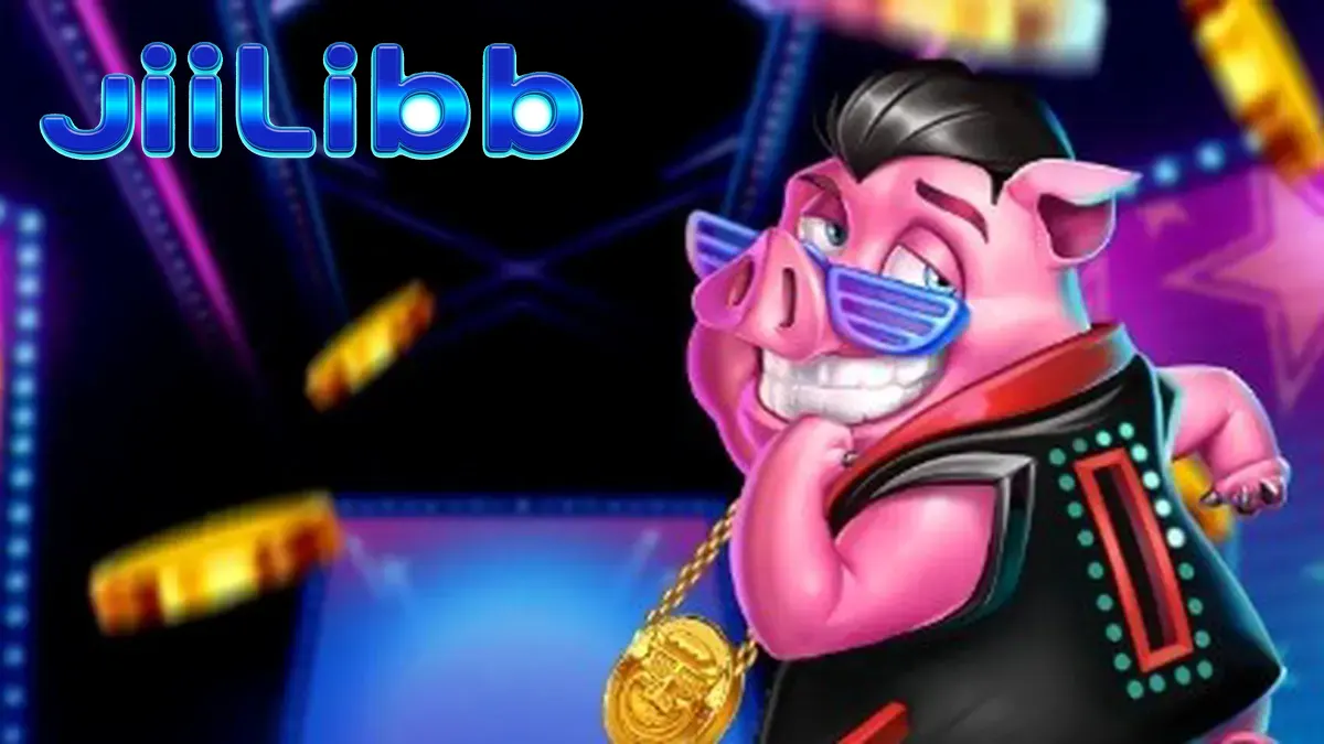 Piggy Blitz Disco Gold slot game interface na may disco theme